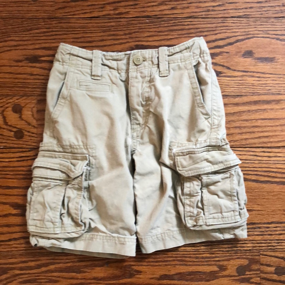 GapKids Khaki Cargo Shorts- 7 Regular